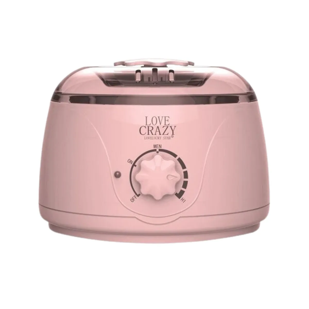 GENERICO - Olla Calentador Cera Depilatoria Lovecrazy  0.5k Rosada Gms