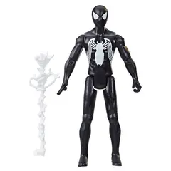 MARVEL - Figura de Acción Spider-Man Epic Hero Series Spider-Man con Traje Simbionte