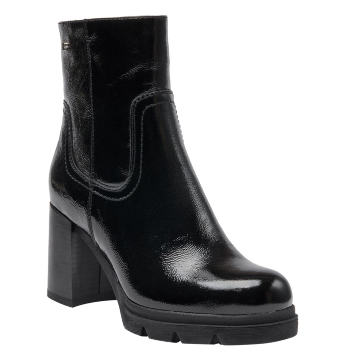 POLLINI - Botin Casual Mujer Negro Pollini