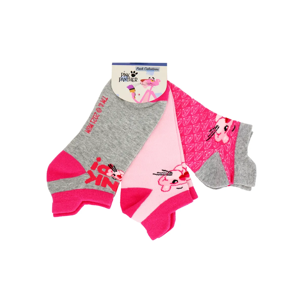 PINK PANTHER - Calcetines Tripack Pink Panther N°35-40