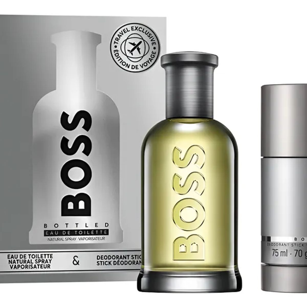 HUGO BOSS - Perfume Hugo Boss Bottled EDT 100ml + 75ml Deo Set Hombre