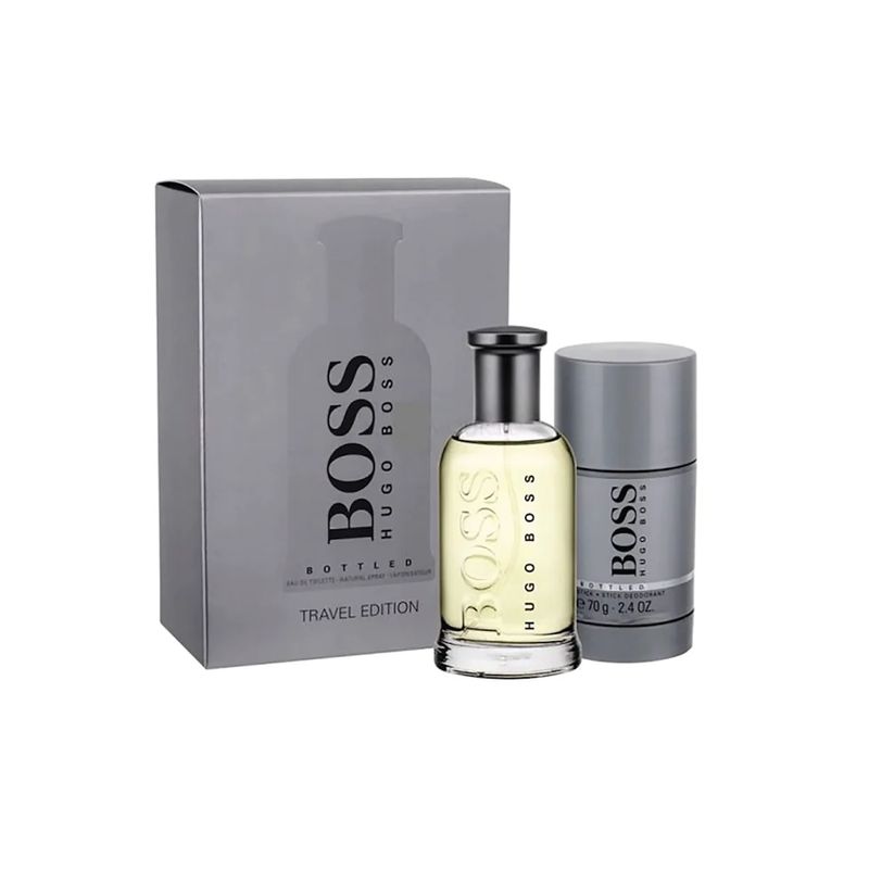 HUGO BOSS - Perfume Hugo Boss Bottled EDT 100ml 75ml Deo Estuche Hombre