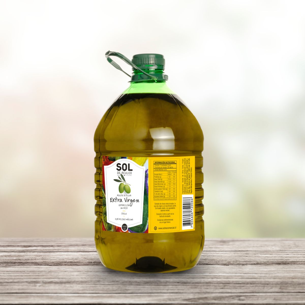 SOL DE ACULEO - Aceite de Oliva Extra virgen Sol de Aculeo Blend 2 x 5000 ml