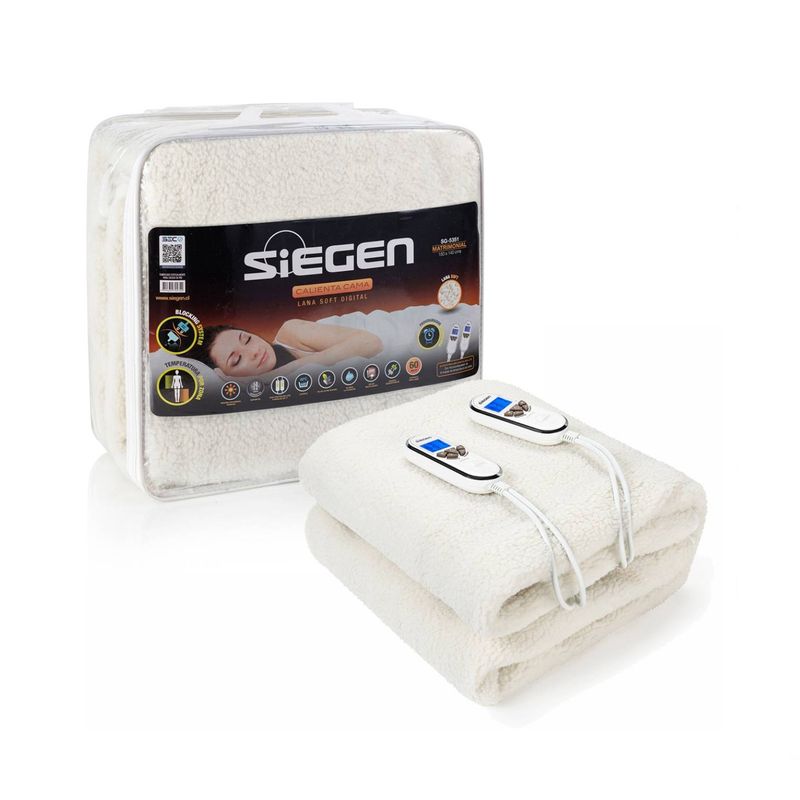 SIEGEN - Calientacama Siegen SG-5351 2 Plazas Chiporro 150x140
