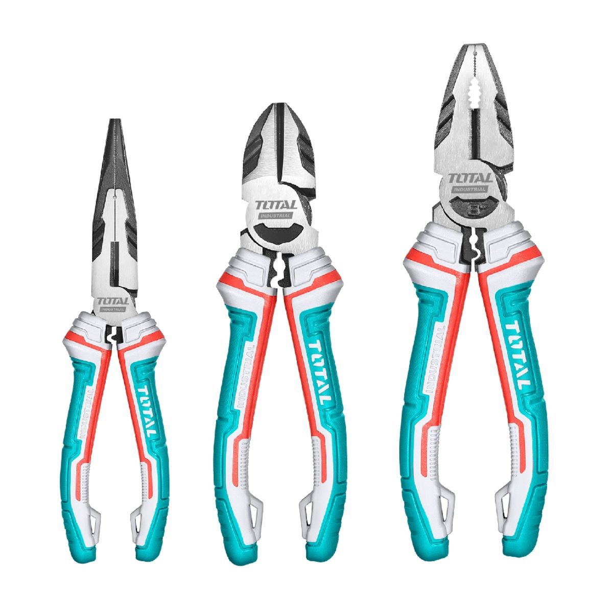 TOTAL TOOLS - Set de Alicates de Palanca 3 Piezas TOTAL