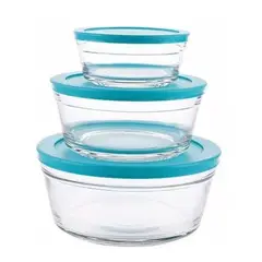 GENERICO - Lonchera Set 3 Táper Tupper Comida Bowl Hermético Contenedor