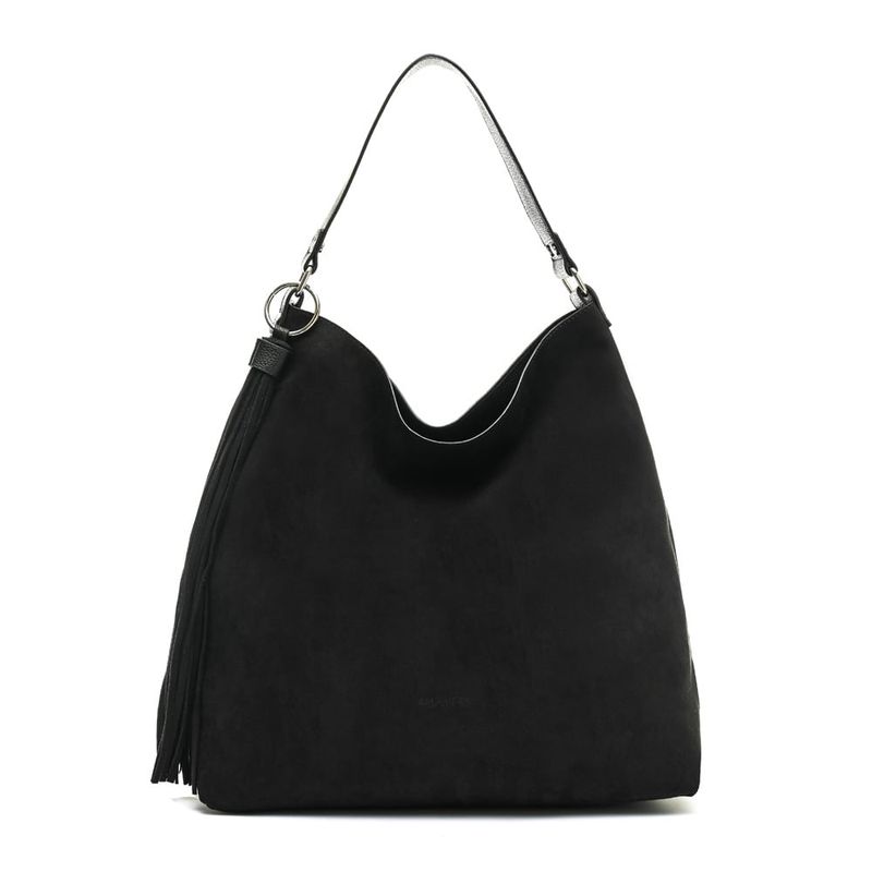AMPHORA - Cartera corte recto reversible grande raven negro
