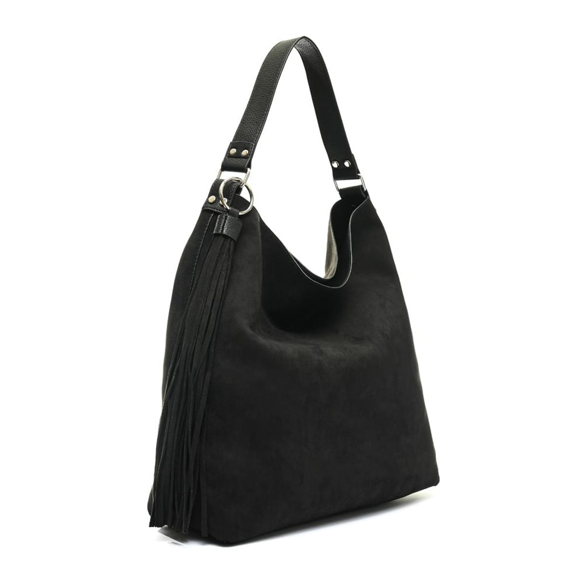 AMPHORA - Cartera corte recto reversible raven grande negro
