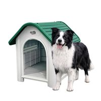Casa Para Perro Grande Verde 87x72x75.5 Cms Coolpets
