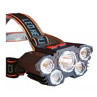 Linterna Led Minero Frontal 5 Led Impermeable Recargable USB