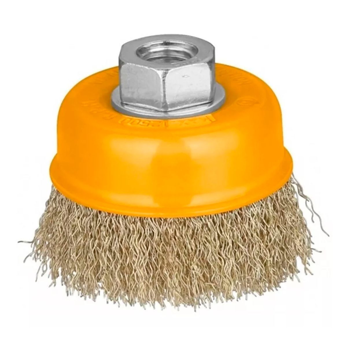 INGCO - Escobilla De Copa Rizada 75mm Esmeril Ingco.