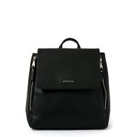 Mochila con tapa neferet mediana negro