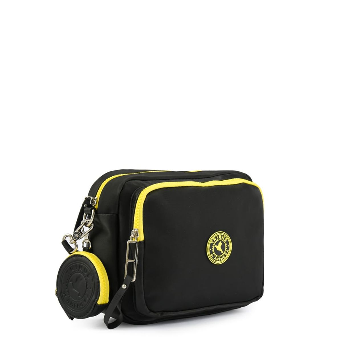 TRINUS - Cartera bandolera mediana darby negro