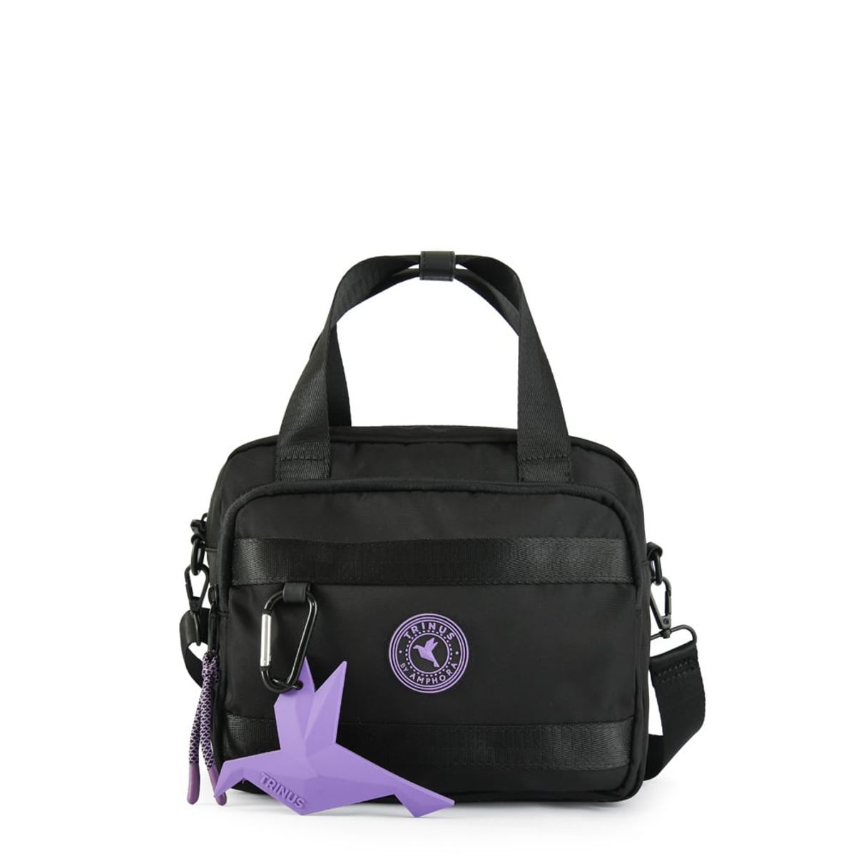 TRINUS - Cartera bandolera pequeña gansbaai negro