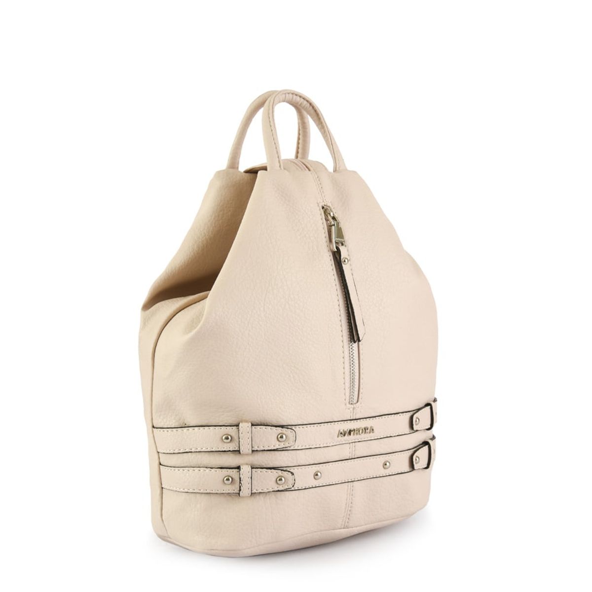 AMPHORA - Mochila Mediana Bondi Blanco Crudo