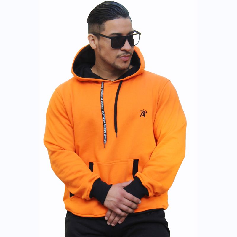 ADEMAN - Poleron Aress  Naranja