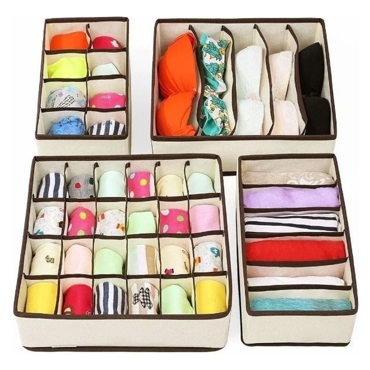 U BUY - Organizador De Ropa Interior Plegable Para Cajones