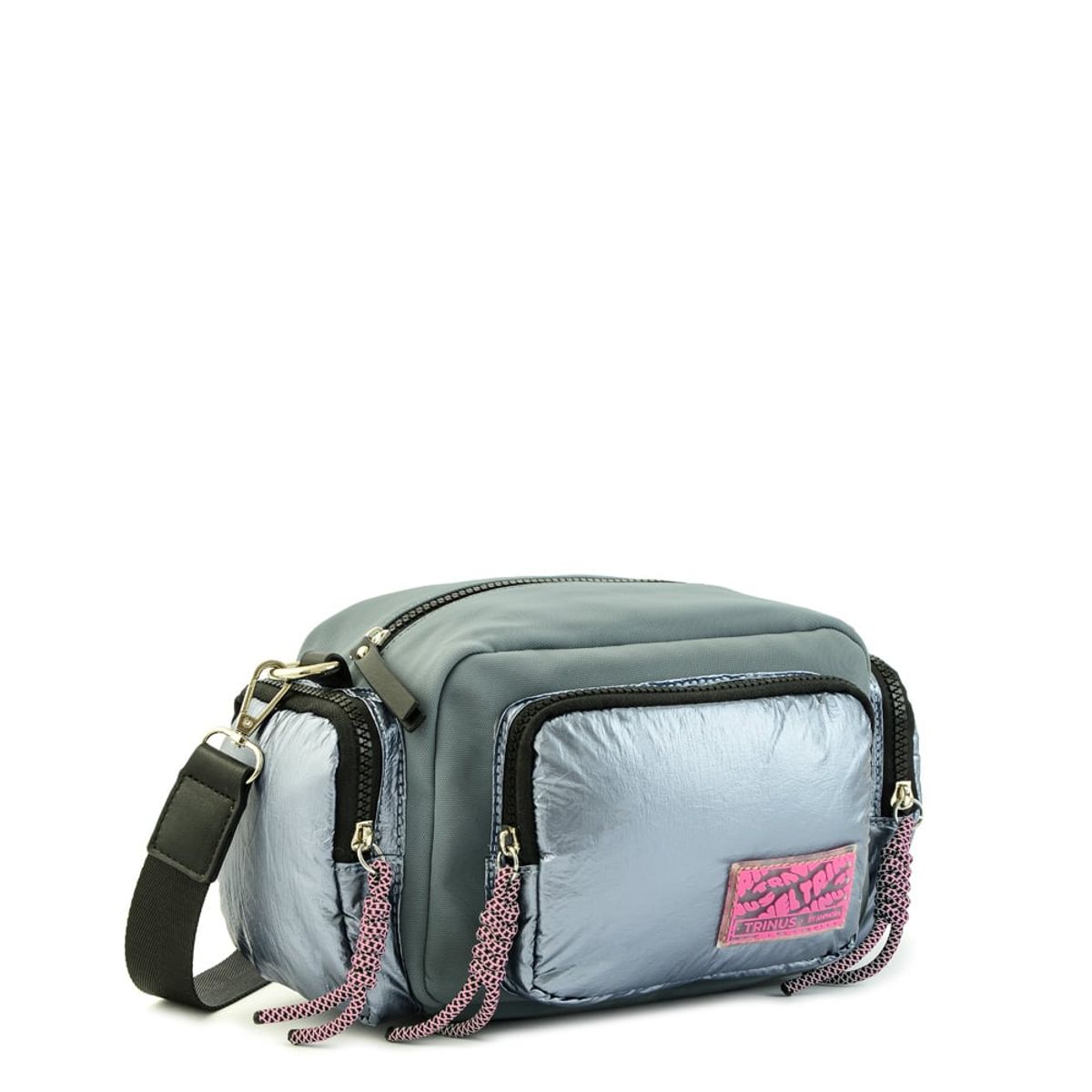 TRINUS - Cartera bandolera mediana milton gris