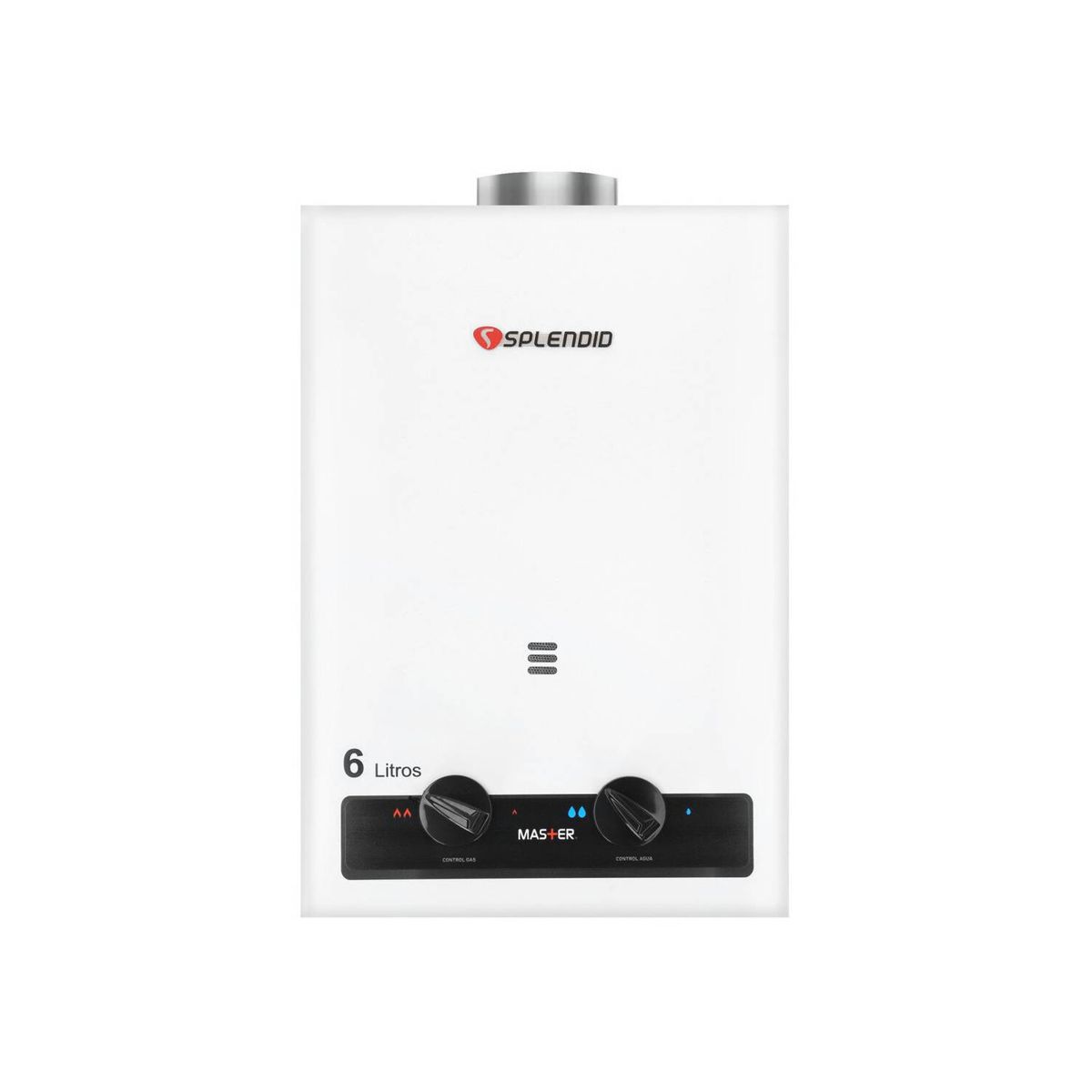 SPLENDID - Calefont 6 litros Gas licuado Tiro natural Splendid