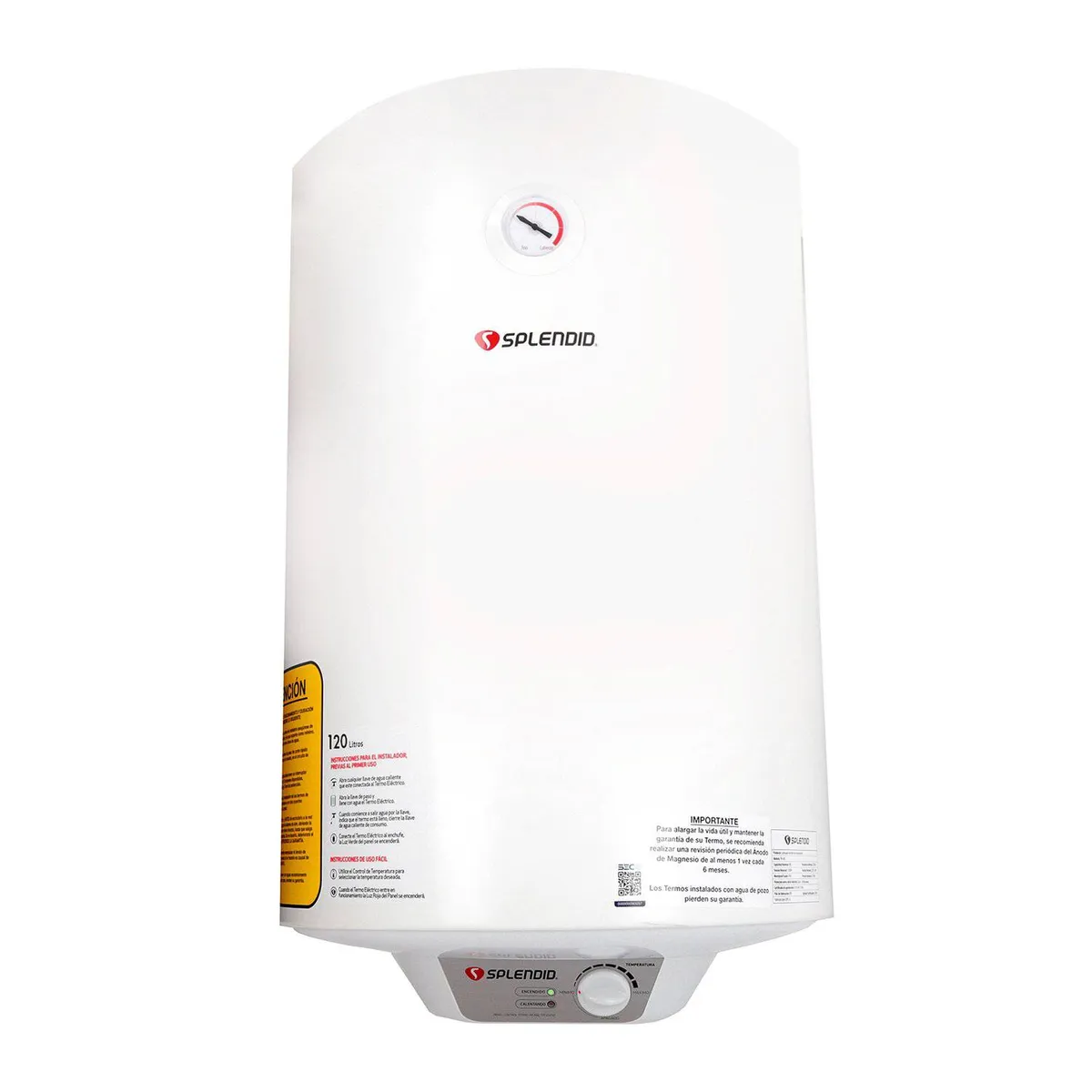 SPLENDID - Termo eléctrico mural 120 litros Splendid