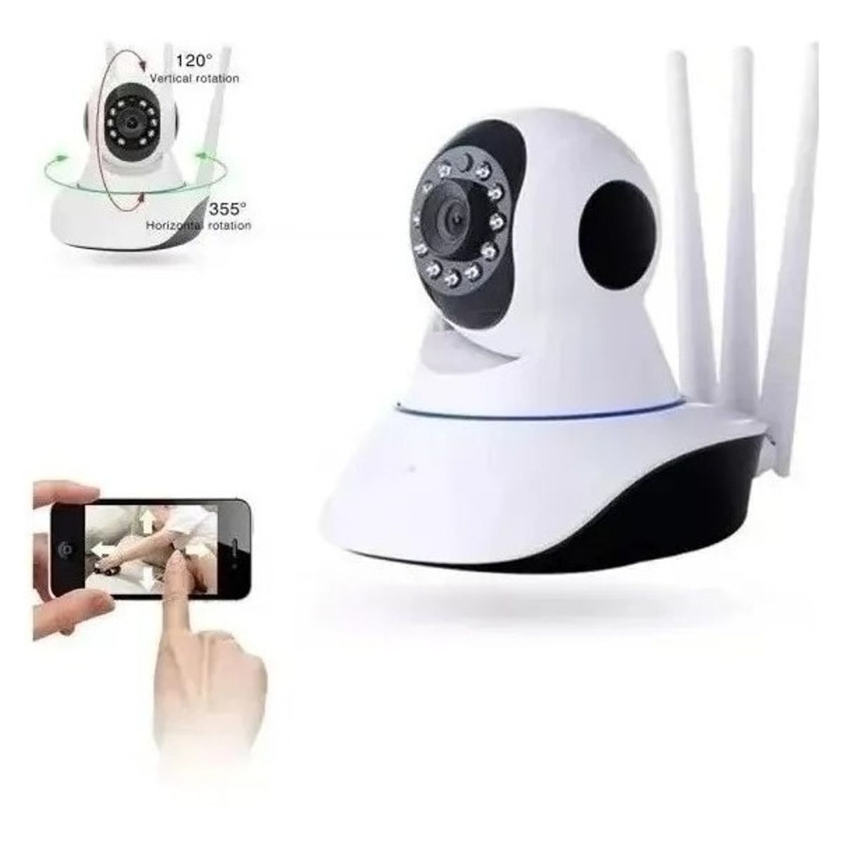U BUY - Camara Ip Wifi Hd Motorizada Vision Nocturna 360°yoosee