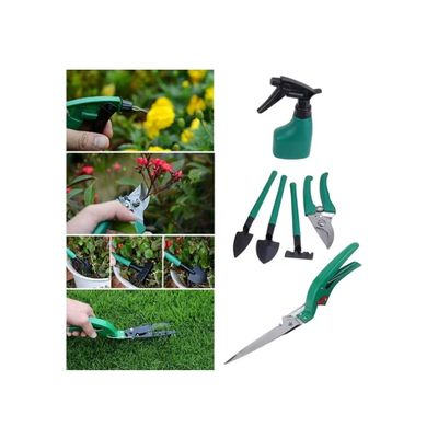 Imagen 2 del producto Kit Herramientas Jardinería Acero Rastrillo Tijera Podar