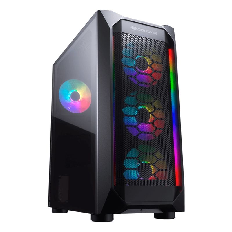 COUGAR - Gabinete Gamer Cougar MX410 MESH-G RGB