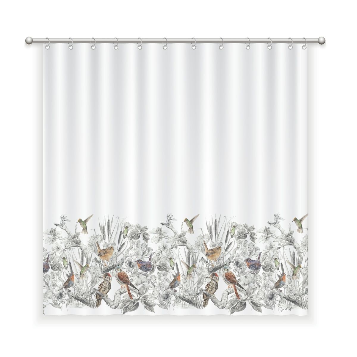 MARGARITA SCHEEL BY CASA ALVARINHO - CORTINA DE BAÑO ALGODÓN ENCANTO NATIVO