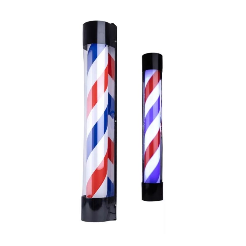 GENERICO - Letrero Poste De Barbería Giratorio Y Eléctrico De 90cm