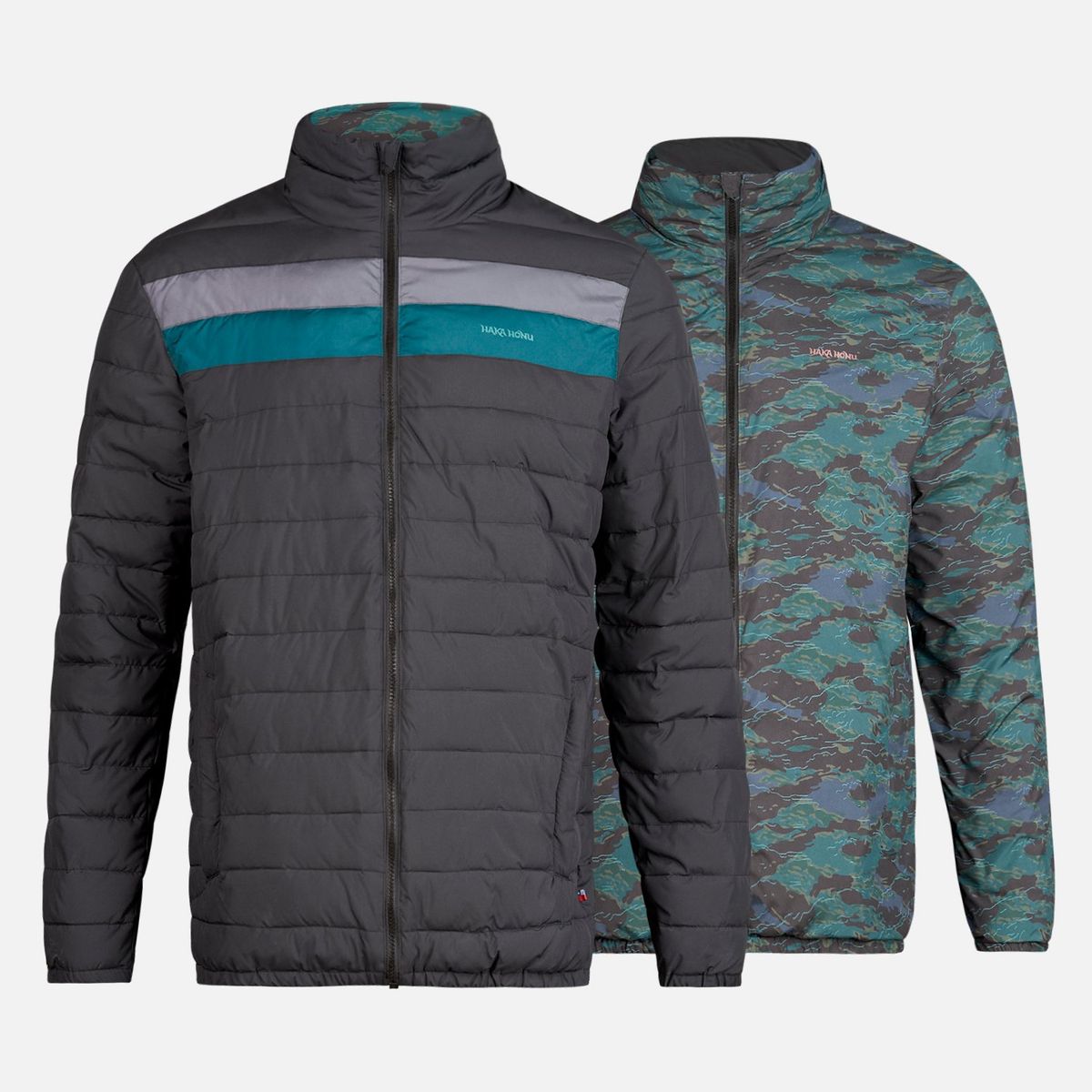 HAKA HONU - Chaqueta Hombre Be-Liviana Negro Haka Honu