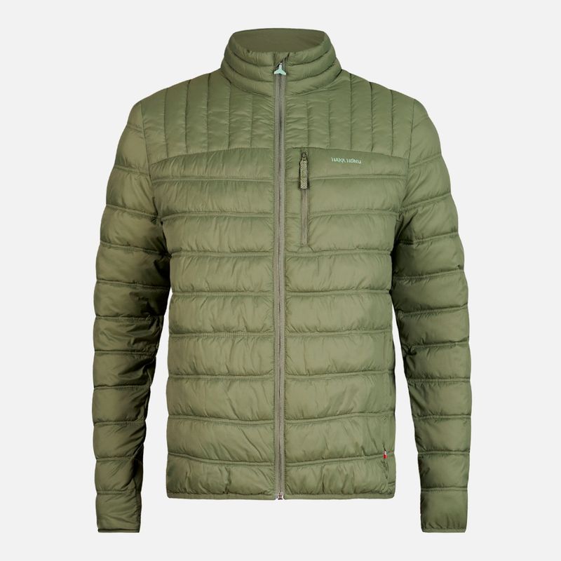 HAKA HONU - Chaqueta Hombre Ultraliviana Verde Militar Haka Honu