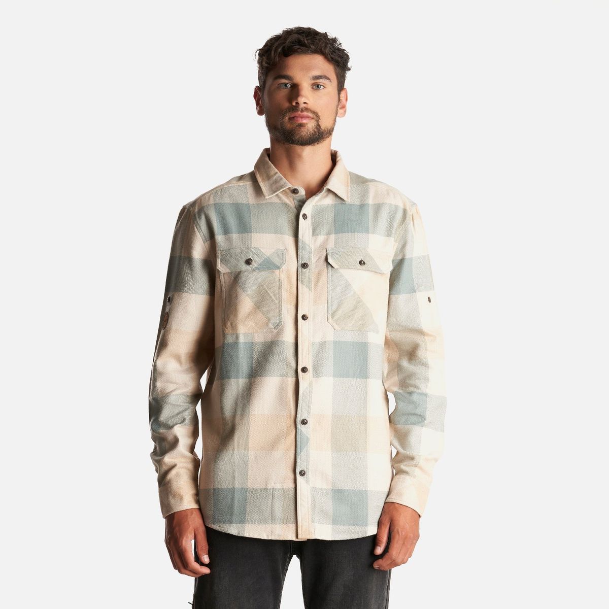 LIPPI - Camisa Hombre Lumberjack Shirt Crudo Lippi