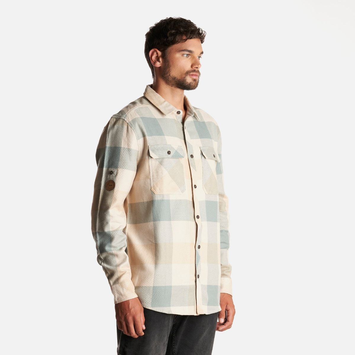 LIPPI - Camisa Hombre Lumberjack Shirt Crudo Lippi