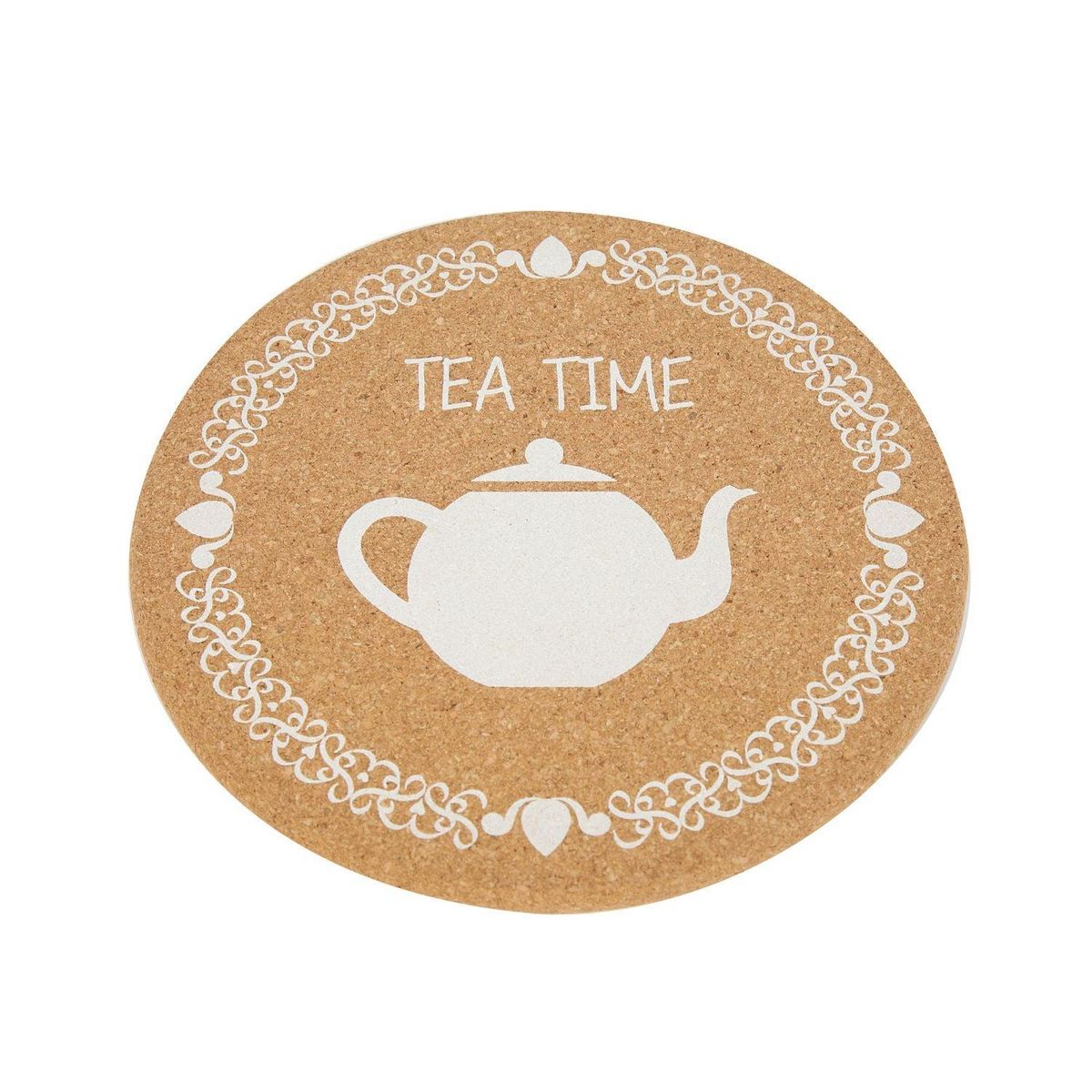 HOMEWELL - Posa Ollas Corcho Redondo 18cm