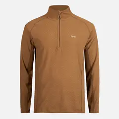 LIPPI - Poleron Hombre Jacaranda Nano-F 1/4 Zip Mostaza