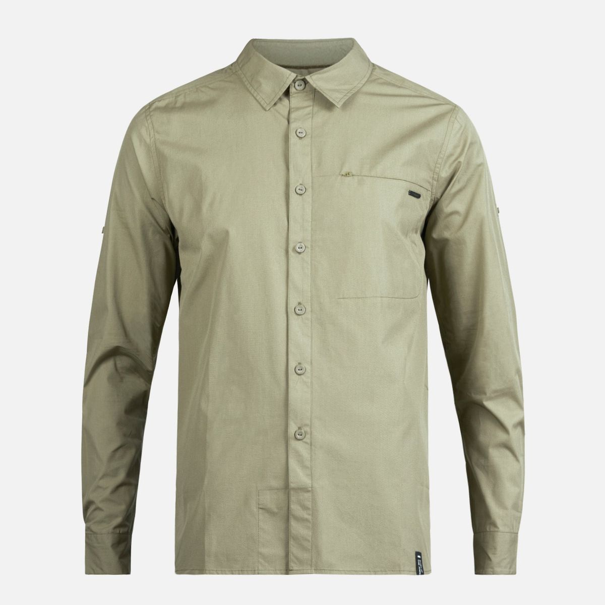 LIPPI - Camisa Hombre Alloy Long Sleeve Shirt Melange Verde Lippi