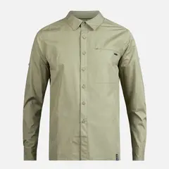 LIPPI - Camisa Hombre Alloy Long Sleeve Shirt Melange Verde