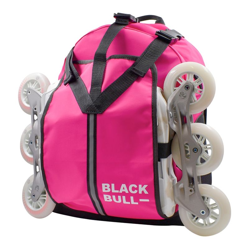 BLACK BULL - Mochila para patines en línea y artísticos Blackbull pink