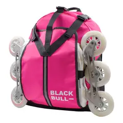 BLACK BULL - Mochila para patines en línea y artísticos Blackbull pink