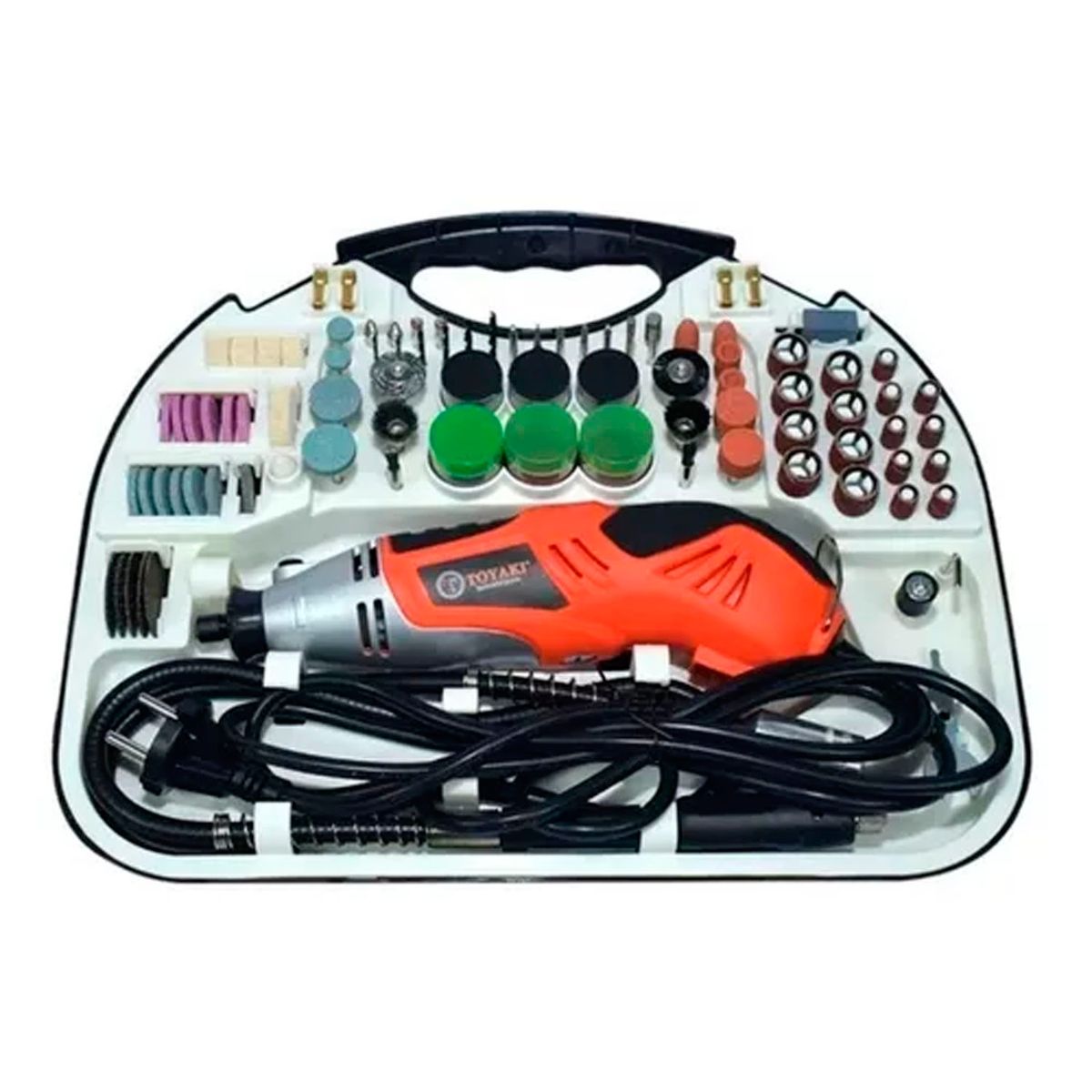 TOYAKI - Herramienta Rotativa Mini Torno Multiuso 200w  Acc Tk858