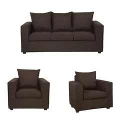 DECOOUTLET - Living Turín 3.1.1 Tela Chocolate