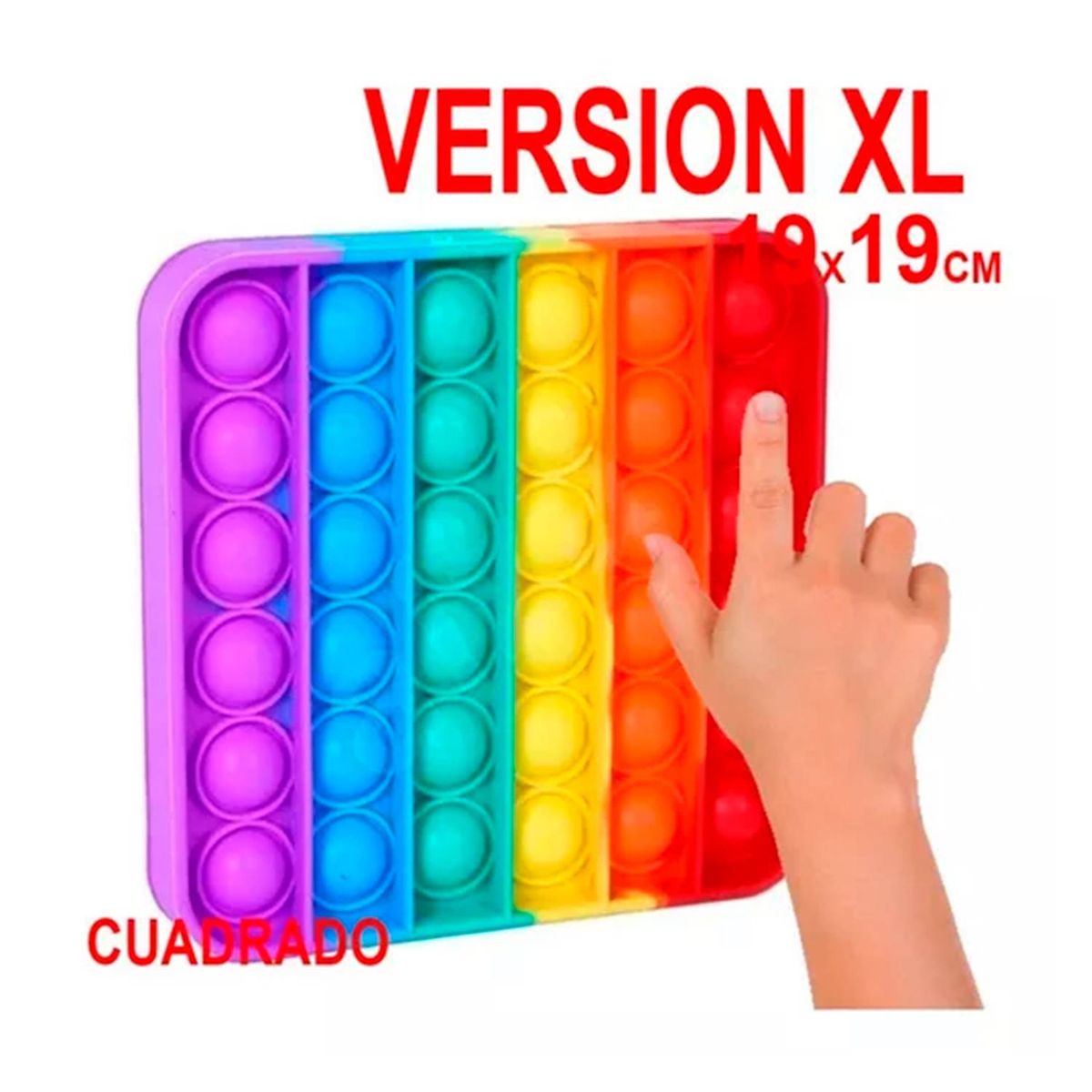 GENERICO - Pack 3 Pop It Xl Juguete De Mesa Didáctico Antiestrés