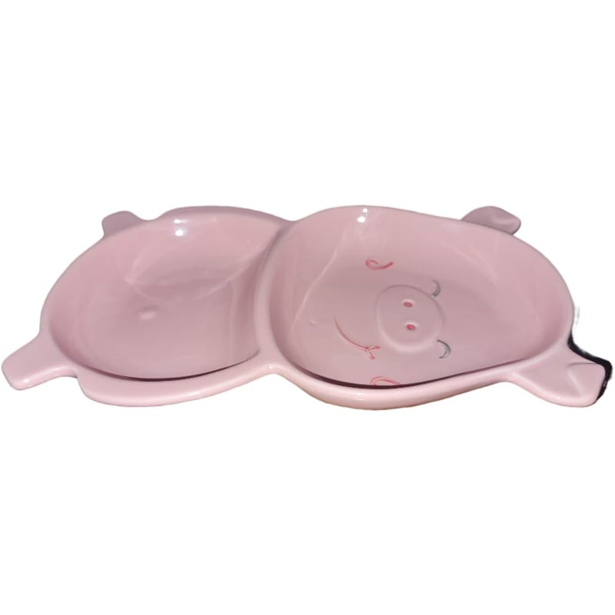 GENERICO - Bowl Plato Bajo Con Forma De Cerdo Para Comida y Ensaladas