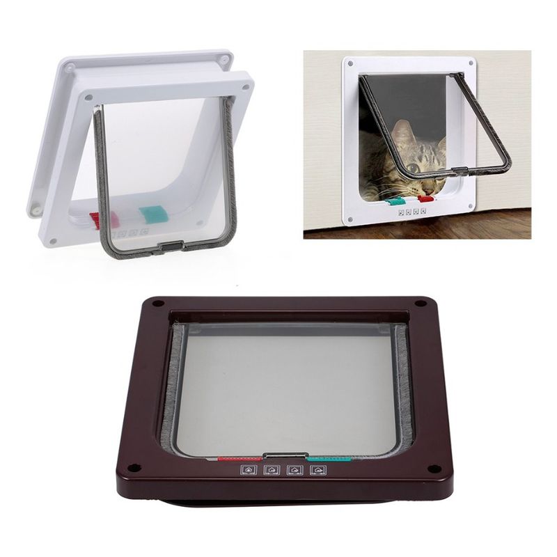 U BUY - Puerta Para Gatos Puerta De Entrada Para Mascotas Ferromag