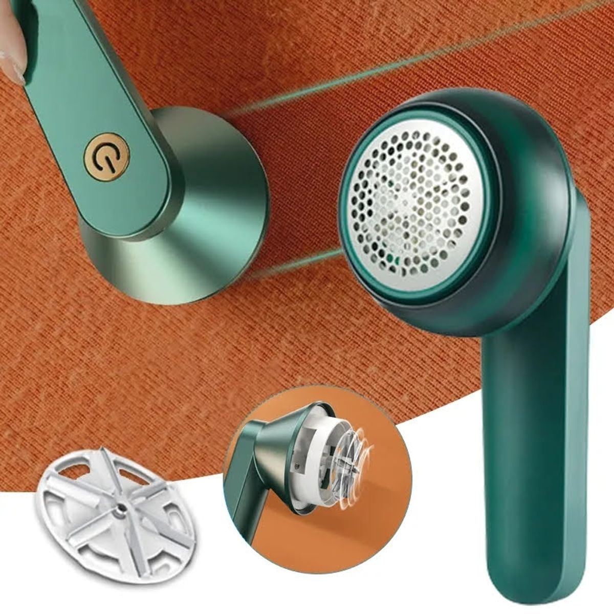 GENERICO - Quitapelusa Electrico Recargable USB Removedor Motas Ropa