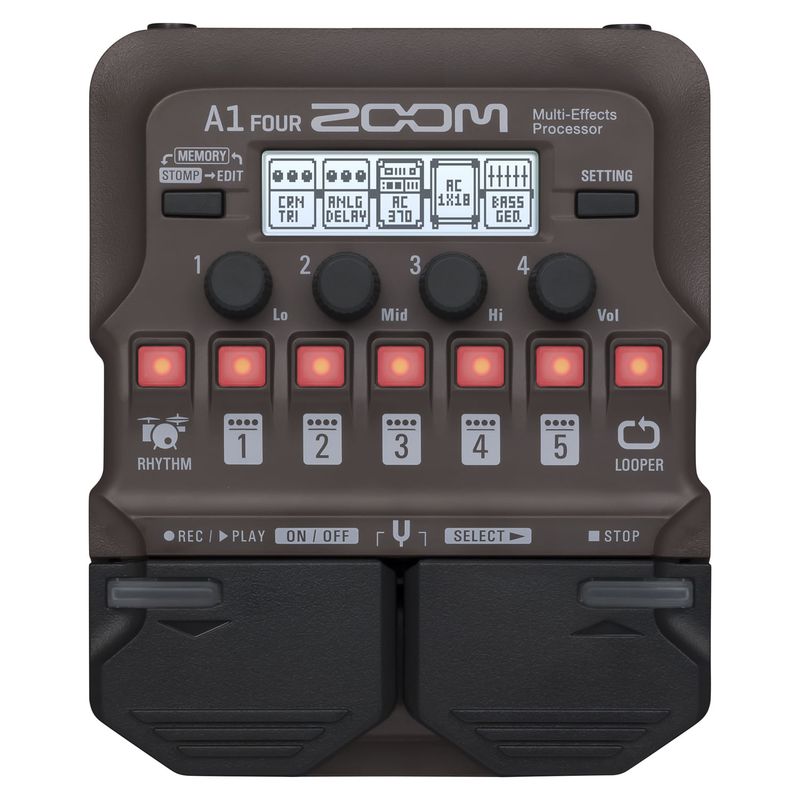 ZOOM - A1 FOUR PEDALERA MULTIEFECTO ZOOM