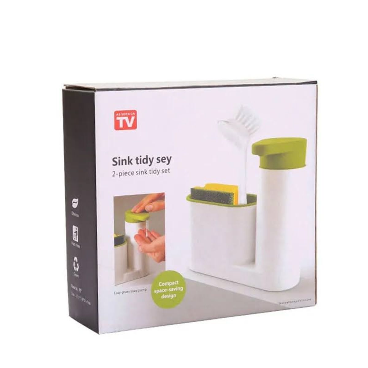 GENERICO - Organizador Fregadero Cocina Dispensador Jabon Lavaplatos