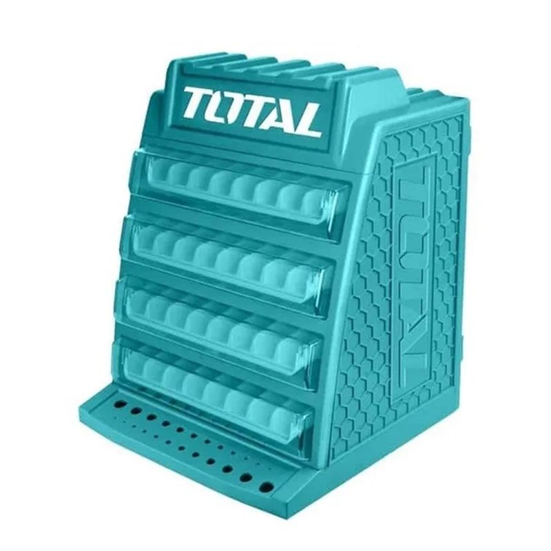 TOTAL TOOLS - Gabinete Organizador De Brocas Mechas