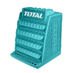 TOTAL TOOLS - Gabinete Organizador De Brocas Mechas