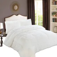 PLUMON BLANCO PELUDITO CON CHIPORRO INVIERNO SUPER KING 250X270 GSOL